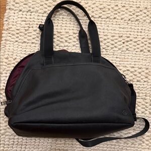 Lululemon Athletica Black Tote Bag